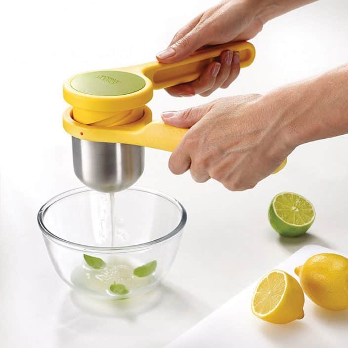 Citrus Press being used