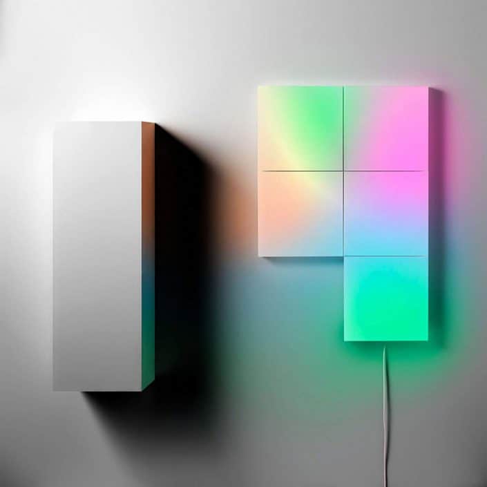 Modular-Light-Surface-Tiles-displayed-on-wall