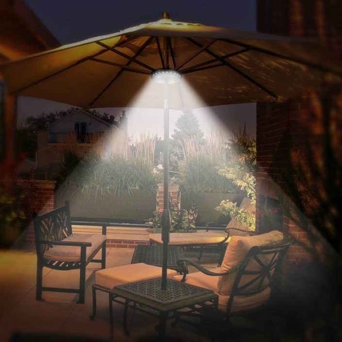 Patio umbrella light