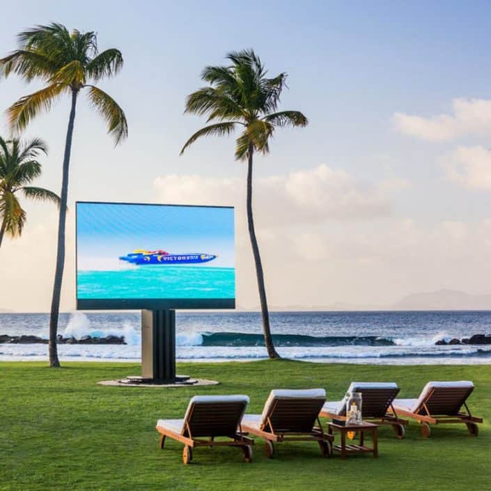 Giant Outdoor Folding LED TV