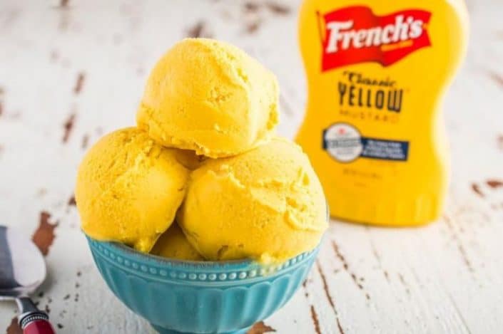 French’s Yellow Mustard Ice Cream Limited Production!