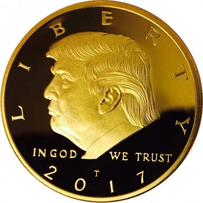 Donald Trump Gold Coin