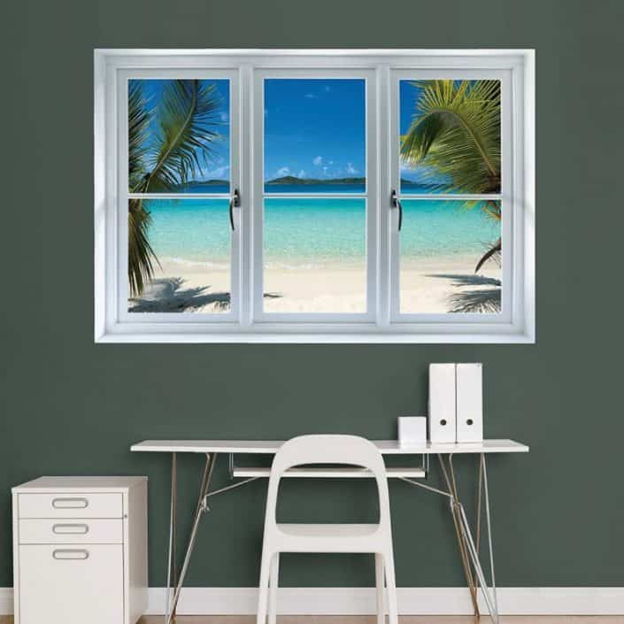 Beach Window Decal