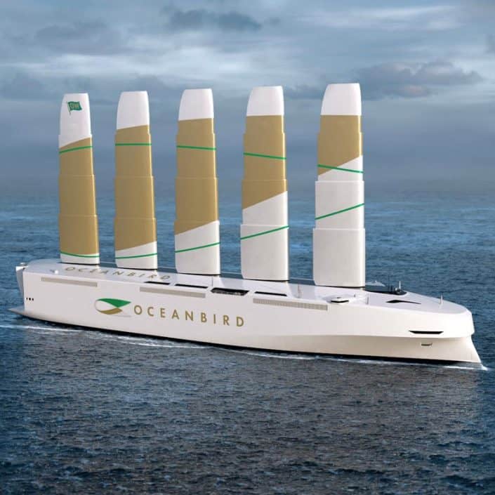 Wind Powered Cargo Ship