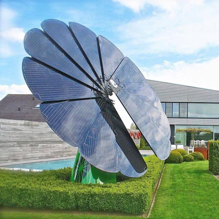 Solar Panel Flower