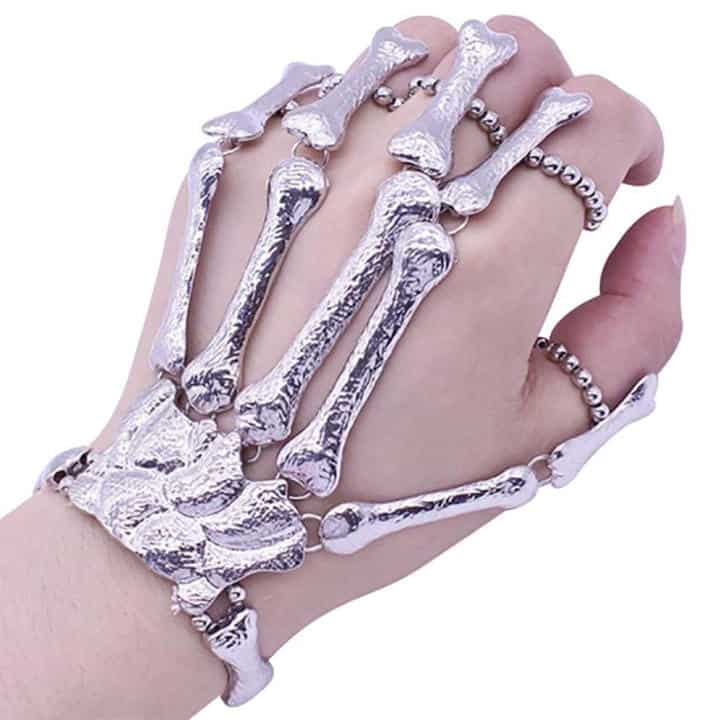 Skeleton Hand Finger Bone Bracelet