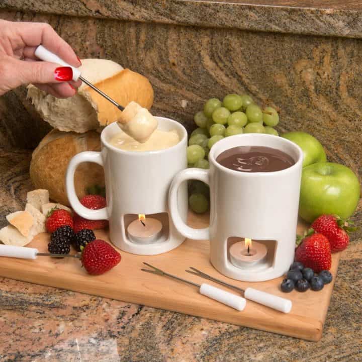 Candle Lit Personal Fondue Mugs Scaled