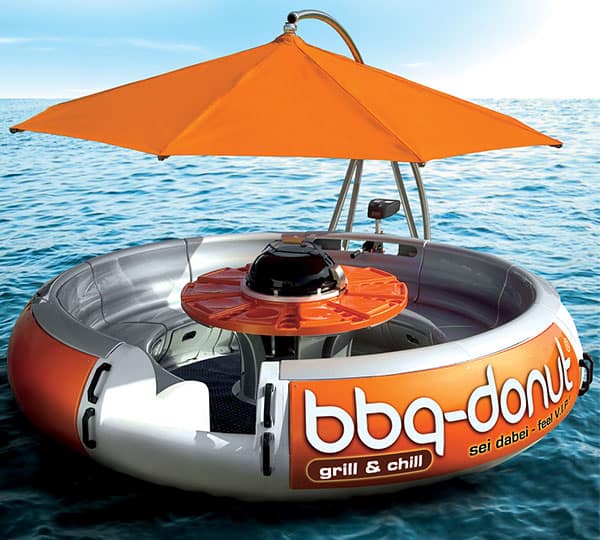 Giant Bbq Donut Boat