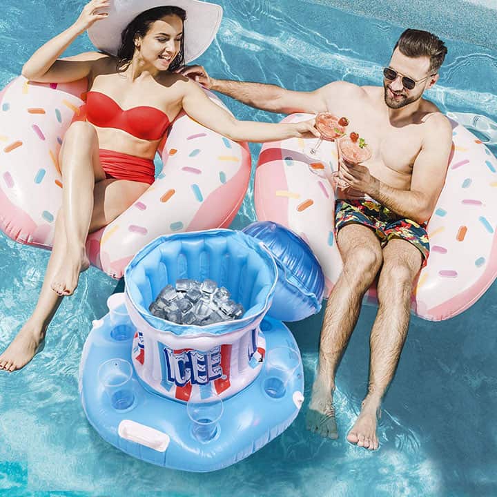 Icee Floating Inflatable Cooler