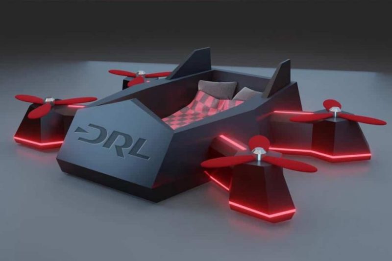 This Drone Shaped Bed Is Fit For Aspiring Drone Pilots.jpg