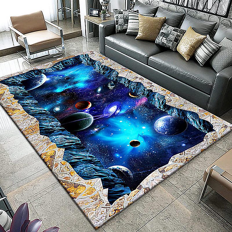 Universe Optical Illusion Rug – Suckstobebroke