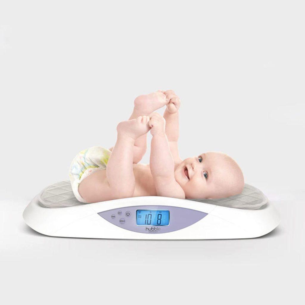 Hubble Smart Weigh Digital Baby Scale Helps You to Easily Keep Track of