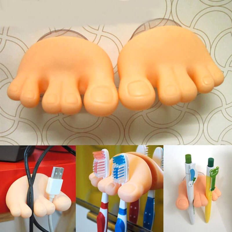 Foot Toothbrush Holder