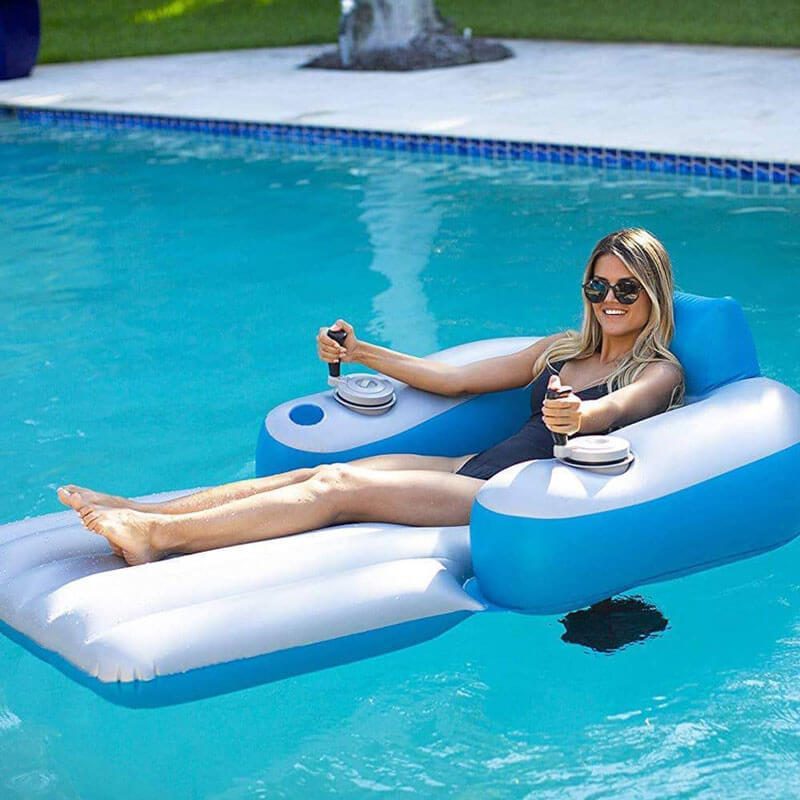 Motorized Inflatable Pool Lounger