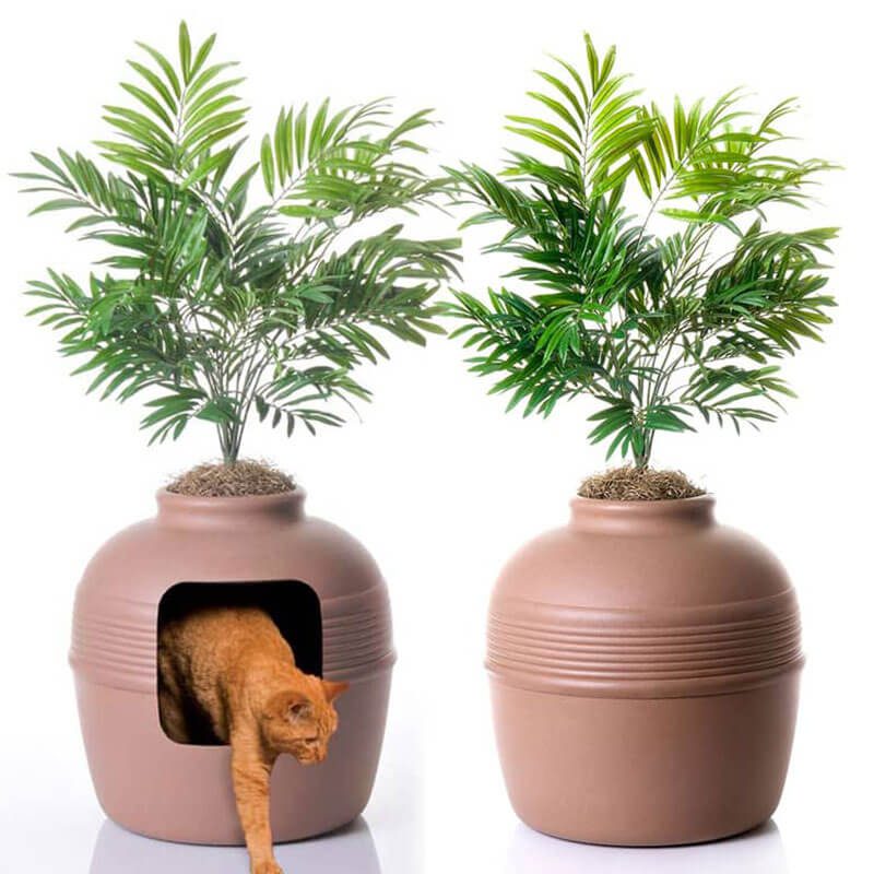 Hidden Cat Litter Box Planter