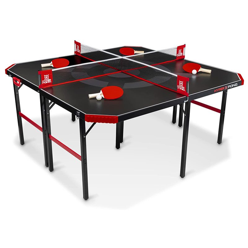 Hyper Pong 4 Way Table Tennis Table