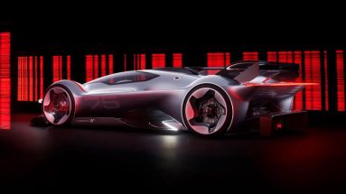 Ferrari Vision Gran Turismo is a 1300 hp Single-Seater Virtual Concept