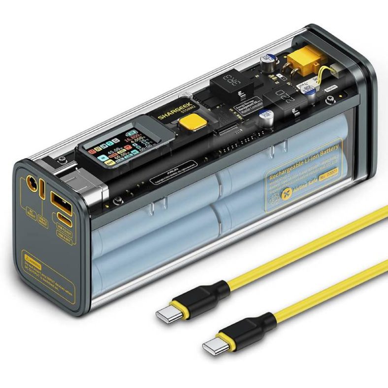 Shargeek Portable Charger is Probably the World’s First See Through