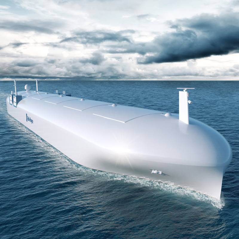 Rolls Royce Autonomous Cargo Ship 6