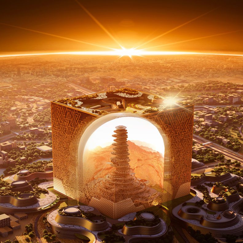 Saudi Arabia Unveils Design For The Mukaab A Large Scale Cube Shaped Skyscraper In Riyadh 2
