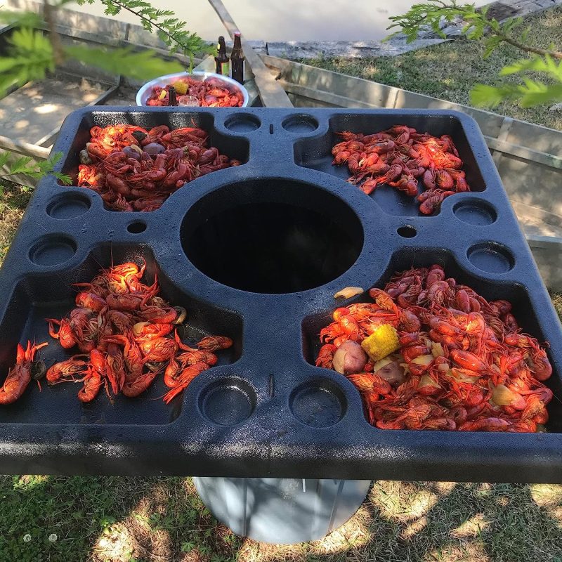 Table For Crawfish Boil